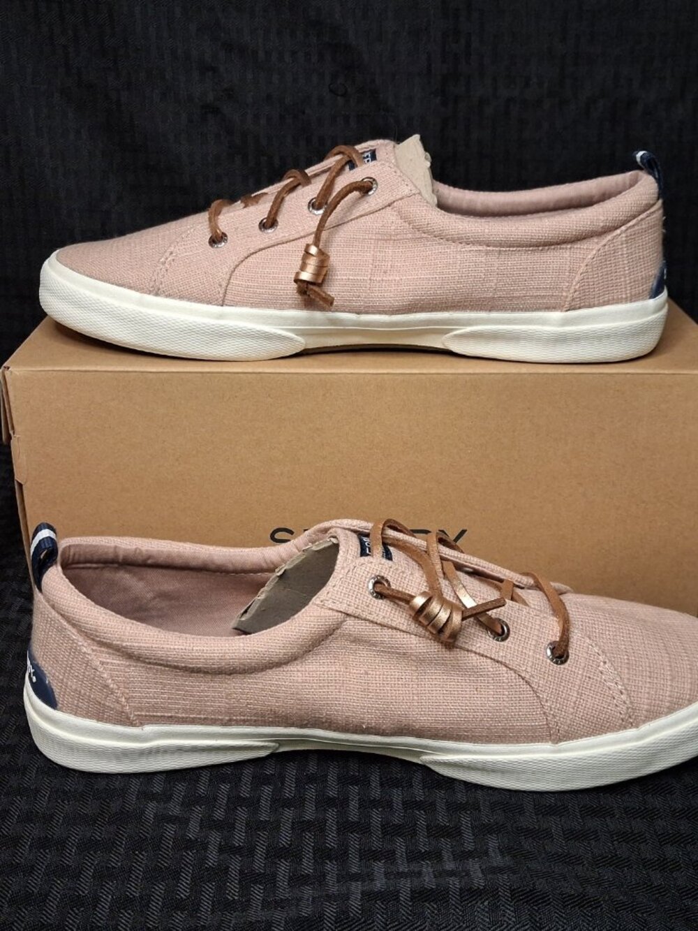Sperry Women's Pier Wave LTT Shimmer Rose Size Boat sz 10 Shoes Sneakers NEW!!